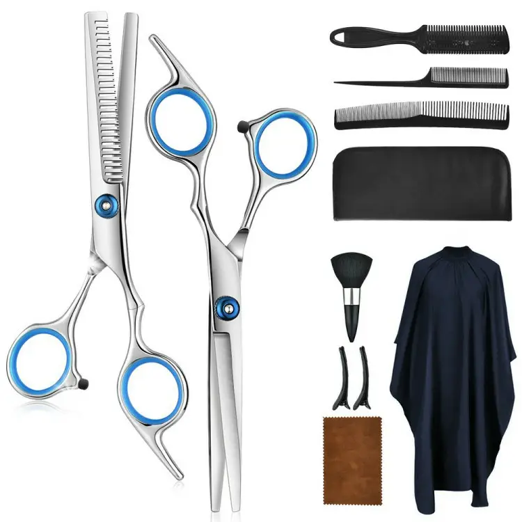 Professional Hair Schneiden Haarschnitt Verdünnung Frisuren-scheren Scheren Kit für Barber Salon Home 11pcs