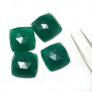 พลอยออนิกซ์สีเขียวธรรมชาติคุณภาพสูง ทรงโรสคัท แบนด้านหลัง ขนาด 3 มม.-30 มม. เปลี่ยนสีได้ ราคาขายส่งสำหรับทำเครื่องประดับ - Product Image 3