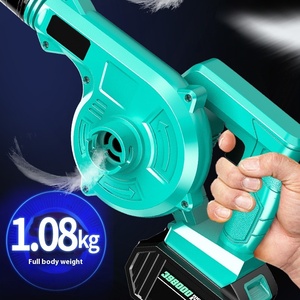 Souffleur de feuilles électrique sans fil 21V à batterie lithium, portable, à moteur balai, livraison rapide, pour usage domestique et industriel - Product Image 3