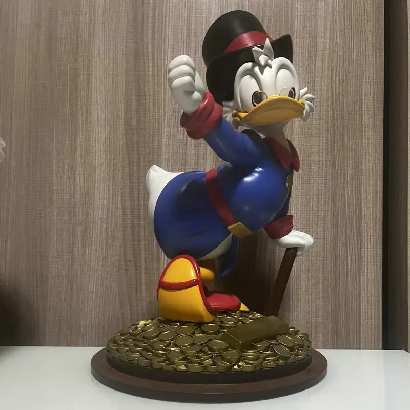 Polyresin Donald Eend Beeldje Speelgoed Tv Donald Eend Figuur Standbeeld