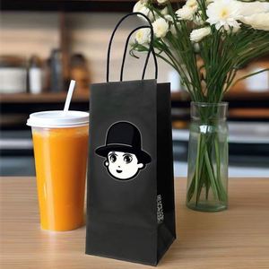 Bolsas de Papel Kraft de Fondo Plano para Empacar Granos de Café, Botellas de Jugo, Bolsas Pequeñas para Llevar para Cafeterías - Product Image 6