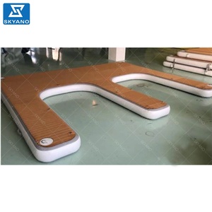 Plataforma inflable flotante para yate, muelle de aire, esterilla de agua, a la venta - Product Image 4