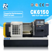 CNC-Drehmaschine CK6150-1000 Flachbett Horizontales Drehzentrum Schwerlast-Metalldrehmaschine 500mm Maximaler Durchmesser für Industrielle Anwendungen