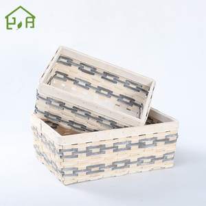 Fornitore della cina di vendita caldo fatto a mano rettangolare di trucioli di <span class=keywords><strong>legno</strong></span> di stoccaggio scatola di <span class=keywords><strong>legno</strong></span> <span class=keywords><strong>legno</strong></span> cesto di frutta pane cestino di immagazzinaggio commercio all'ingrosso - Product Image 5