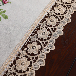 Nuovo moderno cinese avanzato ricamo <span class=keywords><strong>a</strong></span> <span class=keywords><strong>punto</strong></span> <span class=keywords><strong>croce</strong></span> runner <span class=keywords><strong>da</strong></span> tavolo <span class=keywords><strong>da</strong></span> pranzo casa tavolo <span class=keywords><strong>da</strong></span> tè corridori copri asciugamano all'ingrosso moderno - Product Image 4