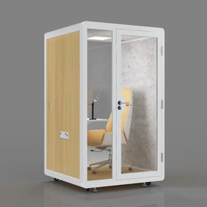 Cabine acoustique insonorisée en acier moderne JINS pour bibliothèque, salle d'étude, salle de réunion, studio, espace privé, chambre, hôtel - Product Image 6