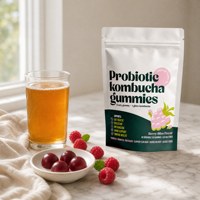 Gummies probiotiques au kombucha Xuhuang, saveur Berry Bliss, véganes, sans OGM, 30 unités, OEM ODM, marque privée, en vrac