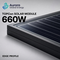 Panneau solaire mono PERC 660W, excellente réponse en basse lumière, connecteur MC4, installation facile, kit résidentiel connecté au réseau, compatible avec le réseau local