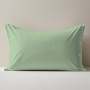 Funda de Almohada 100% Algodón Verde Italiano Tamaño 50x80cm - Product Image 1