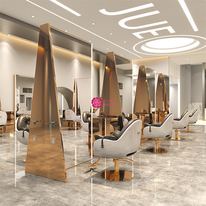 Yicheng Beauty, el Último Espejo de Salón Elegante de Doble Cara Plateado, Estación de Espejo para Peluquería con Alta Calidad y Precio Económico - Product Image 2