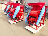 Machine à décortiquer les cacahuètes, décortiqueuse commerciale d'arachides à alimentation secondaire automatique