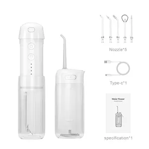 Elettrico dentale acqua Flosser Ipx7 portatile spazzolino da denti pulitore acqua irrigatore orale dentale Cordless per denti Spa