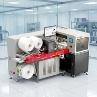 Impresora Digital de Etiquetas Inteligente Todo en Uno con 2 Cabezales de Impresión, Laminación y Corte, de Rollo a Rollo