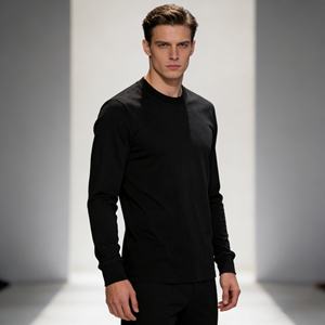 <span class=keywords><strong>Camiseta</strong></span> de <span class=keywords><strong>Manga</strong></span> <span class=keywords><strong>Larga</strong></span> con Cuello Redondo y <span class=keywords><strong>Hombros</strong></span> Caídos de Alta Calidad, 220 g, para Hombre/Mujer, Logotipo Personalizado al por Mayor, Corte Holgado - Product Image 1