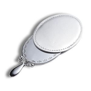 Wholesale Zinc Alloy Oval Make up Pocket <b>Mirror</b> <b>Compact</b> Cosmetic Handheld Princess <b>Mirror</b> - Product Image 4