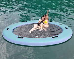 ड्रॉप सिलाई पानी खेल pvc पोर्टेबल बाहरी पानी फ्लोटिंग मैट फ्लोटिंग वाटर हैममॉक - Product Image 5