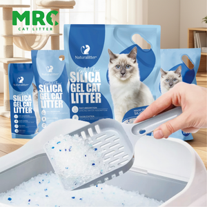 Kediler için Silika Kristal Kumu, Çevre Dostu, Yüksek Emici, Koku Kontrolü, Ultra Uzun Ömürlü, Toksik Olmayan, Atılması Kolay - Product Image 1