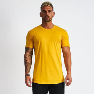 Camiseta muscular de manga corta para entrenamiento, camisa básica sólida de secado rápido, diseño superguay con servicio de impresión personalizado, superventas de verano - Product Image 2