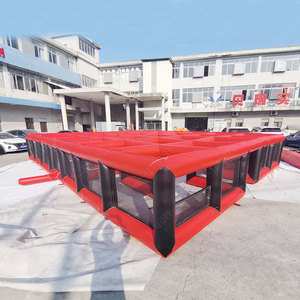 Juego de puertos <span class=keywords><strong>para</strong></span> paintball, laberinto inflable de componentes, bunker de obstáculos - Product Image 1