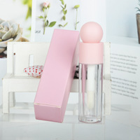 Boîte d'emballage vide blanche en carton pour rouge à lèvres et brillant à lèvres 95x25 rose mat pour cosmétiques et parfums, en stock