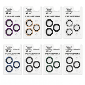 Anello Metallico di Lusso per Protezione <span class=keywords><strong>Fotocamera</strong></span> <span class=keywords><strong>iPhone</strong></span> 15 16 17 <span class=keywords><strong>Pro</strong></span> Max, Protezione Lente <span class=keywords><strong>Fotocamera</strong></span> Singola, Protezione Lente all'Ingrosso - Product Image 2