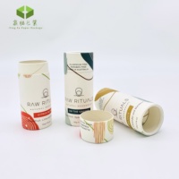 Emballage biodégradable, tube en papier rond personnalisé, carton écologique, tube de déodorant naturel, tube de baume à lèvres, conteneur