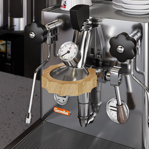 Gmiley <b>Coffee</b> <b>Machine</b> E61 Brewing Head Solid <b>Wood</b> Anti Scalding Ring Walnut <b>Wood</b> Accessory - Product Image 2