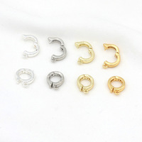 Vente en gros de boucles universelles plaquées or 18 carats pour colliers, pendentifs, bracelets DIY