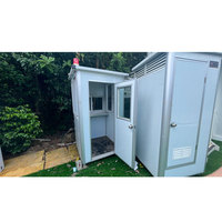 TOPPRE Facile à assembler Maison préfabriquée économique Cabine de billetterie portable Panneau sandwich modulaire Cabine de garde de sécurité