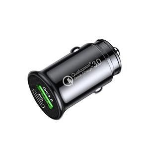Adaptador de <span class=keywords><strong>cargador</strong></span> de coche inteligente USB tipo C con potencia de salida de 20W Función QC3.0 5V/3A 2 puertos para <span class=keywords><strong>cargador</strong></span> de coche de teléfonos móviles - Product Image 4