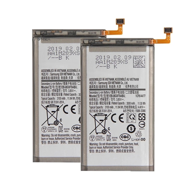 Premium Lithium Polymer Battery EB-BG970ABU for Samsung Galaxy S10E S10 E SM-G9700 G9700 3100mAh Authentic Phone Batter