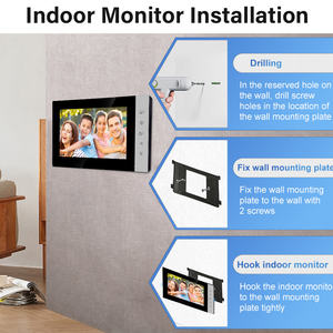 Intercomunicador de calidad superior de nuevo diseño, interfono <span class=keywords><strong>para</strong></span> el hogar, Timbre de Audio/Sistema de interfono de Audio, Panel de llamada de desbloqueo de 4 <span class=keywords><strong>cables</strong></span>, precio - Product Image 6