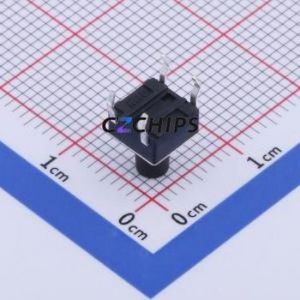 K2-6639DP-I3SW-04 Tactile Switch Through hole Component (THT)-4P,6x6mm Switch 1.8N Through Hole 6mm 6mm - Product Image 2
