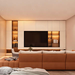 <span class=keywords><strong>Meuble</strong></span> <span class=keywords><strong>TV</strong></span> multifonctionnel en bois composite, <span class=keywords><strong>meuble</strong></span> <span class=keywords><strong>TV</strong></span> minimaliste, <span class=keywords><strong>meuble</strong></span> de présentation en bois pour salon - Product Image 3