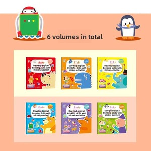 Libro <span class=keywords><strong>di</strong></span> Adesivi per lo Sviluppo Logico dei Bambini 2-4 Anni, Multilingue, Prezzo Conveniente, Personalizzabile - Product Image 2