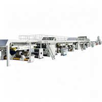 Ligne de production de carton ondulé entièrement automatique à grande vitesse, ligne de production de carton, ligne de production de boîtes en carton, vente chaude