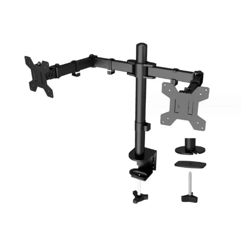 14-32 Inches Dual Monitor Stand Mount VESA Mount Desk Stand Full Motion Mechanical Screen Arm