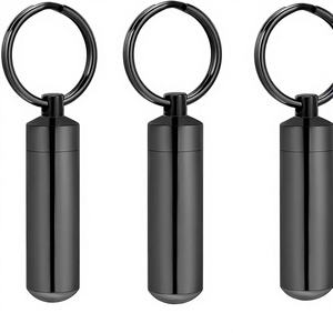 Ювелирный кулон-урна MOSURNSJWY, цилиндрической формы, 3 штуки, памятный сувенир для близких, унисекс - Product Image 1