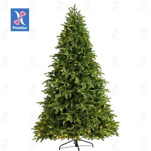 Versprechen Sie künstlichen Weihnachts baum im Freien kunden spezifisches Design Party Home Pre Lit Pvc verzierten Weihnachts baum