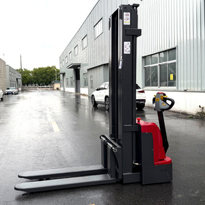 Fabrika fiyat tüm arazi istifleyici 1.5 Ton 2 Ton depo kargo taşıma kaldırma yüksekliği 2.5m-7m kendinden tahrikli elektrikli istifleyici - Product Image 5