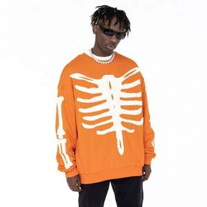 Yingling personalizado de alta calidad en relieve 3D Vintage Heavyweight Pullover French Terry Premium sudadera - Product Image 4