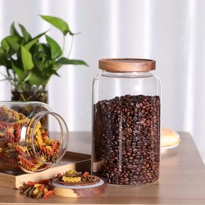 High Quality High Borosilicate air Tight Food Glass <b>Large</b> <b>Jar</b> Storage Containers with Lids - Product Image 1