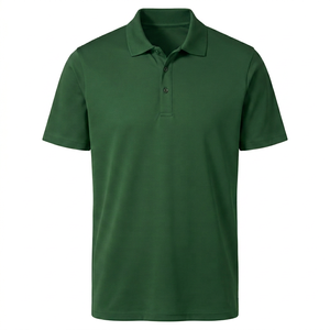 Camiseta Polo para Hombre OEM ODM, Mezcla de Algodón Premium, Manga Corta, Informal, para Golf o Trabajo, Fabricación con Bordado Personalizado - Product Image 1