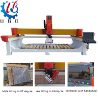 Máquina CNC para Granito, Router CNC, Máquina de Corte de Piedra con Sierra de Puente de 4 Ejes para Mármol, Alféizar de Ventana, Cuarcita, Umbral