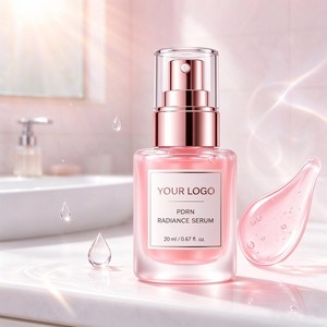 Private Label Pink PDRN <b>Serum</b> Brightening Smoothing Even Skin Tone Dark Spot Remove Hydrating Facial Essence Custom Logo - Product Image 2