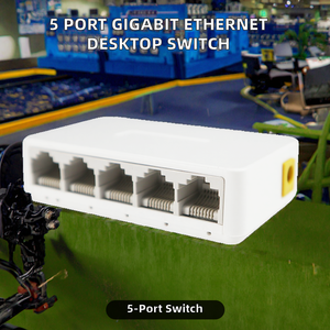 สวิตช์อีเธอร์เน็ตแบบตั้งโต๊ะ 5 พอร์ต RJ45 รองรับ 1G พร้อมระบบ QoS และการต่อรองอัตโนมัติ ขายส่ง - Product Image 2