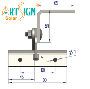 Kits de montage <span class=keywords><strong>solaire</strong></span>, systèmes photovoltaïques, supports de <span class=keywords><strong>fixation</strong></span>, crochets de montage en acier inoxydable |   <span class=keywords><strong>Panneau</strong></span> d'art - Product Image 3