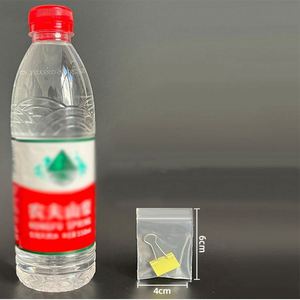 Eco Friendly Custom Logo Clear <b>Small</b> Zipper Bags Plastic Bag Ziplock Zip Lock Bag for Food Storage - Product Image 3