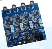 Fabrication de carte PCBA personnalisée de haute qualité masque de soudure vert usine directe ODM circuit d'écouteur matériel de FR-4 assemblage de carte PCB
