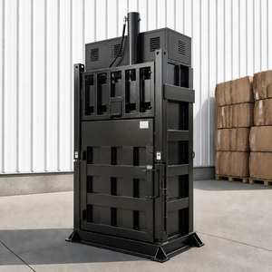 Presse à balles économique pour cartons <span class=keywords><strong>d</strong></span>'emballage, boîtes en plastique recyclables et canettes en aluminium usagées - Product Image 1